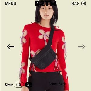 Baboon to the Moon black Fanny pack